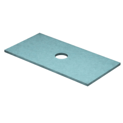 copy of Countertop oval concrete washbasin without faucet hole 60 x 36 cm FORMO |different colors