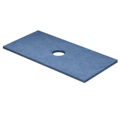 copy of Countertop oval concrete washbasin without faucet hole 60 x 36 cm FORMO |different colors