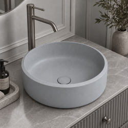 Umywalka nablatowa RONA Grey Matt 40 cm | MASSI