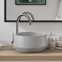 Umywalka nablatowa KANA Grey Matt 33 cm | MASSI