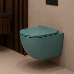 Miska WC FLOW Green 53 cm rimless slim | massi.pl