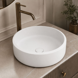 Umywalka nablatowa RONA White Matt 40 cm | MASSI