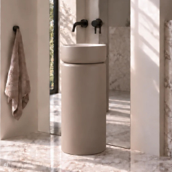 Zestaw RONA FLOW Latte – umywalka i WC | MASSI