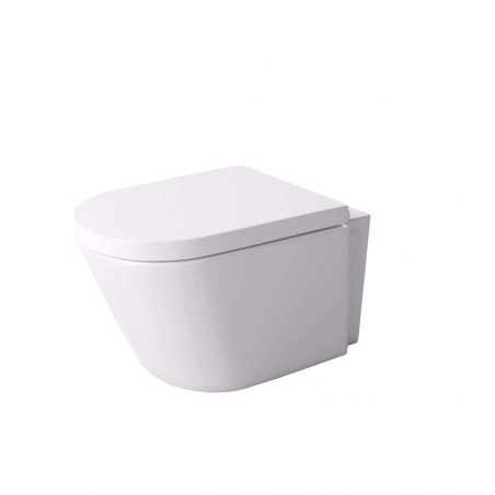 Miska WC wisząca biała LOCA z deską wolnoopadającą typu Duro