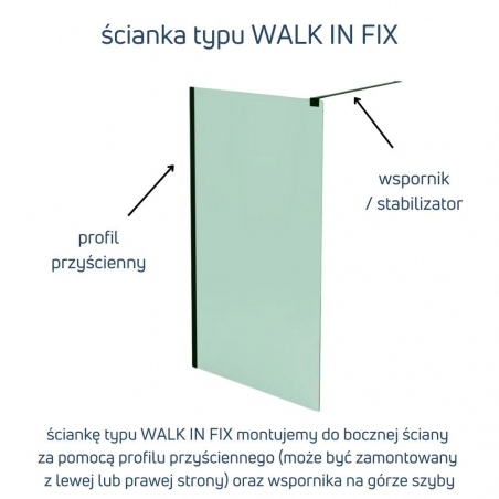 Ścianka MOLIS Clear Oval 70 cm– przestrzeń i lekkość w zaokrąglonej formie