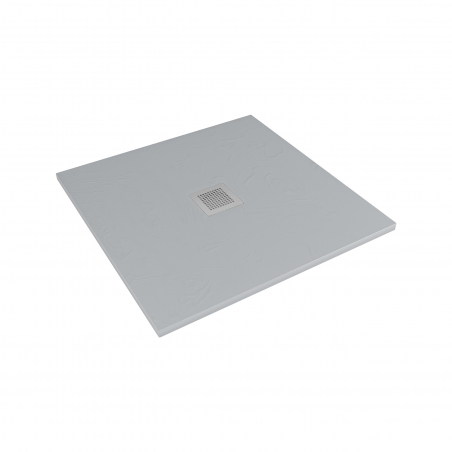 Brodzik DIAMO 80x80 szary z konglomeratu | MASSI