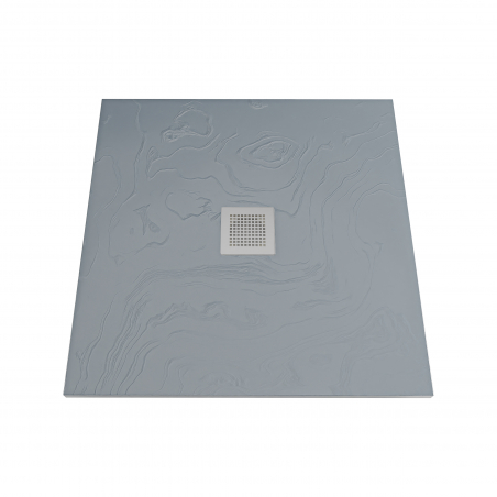 Brodzik DIAMO 80x80 szary z konglomeratu | MASSI