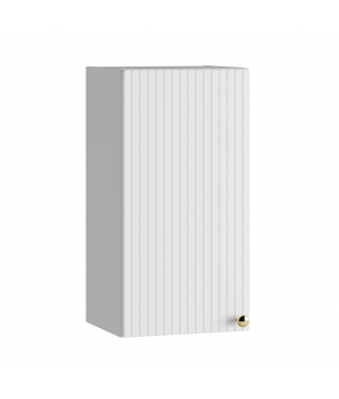 Szafka łazienkowa wisząca górna/boczna biała ryflowany front  30 x 25 cm UMBRIA white