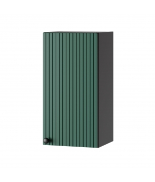 Szafka łazienkowa górna / boczna zielona ryflowany front  30 x 25 cm UMBRIA Green