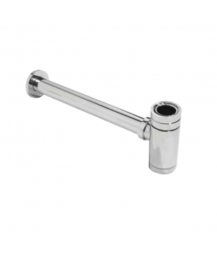 Syfon półsyfon umywalkowy bidetowy chrom połysk okrągły
