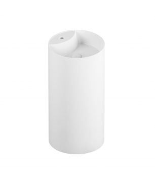 Umywalka KALMI White Glow 87x44 – błyszcząca biel i nowoczesna forma