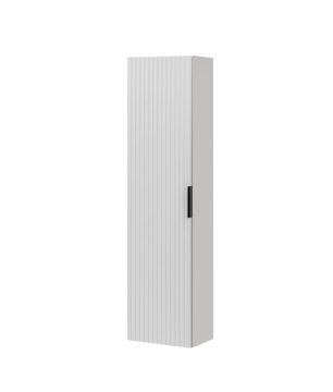Szafka łazienkowa wisząca słupek biały mat 35 x 25 x 140 cm ASTROS White