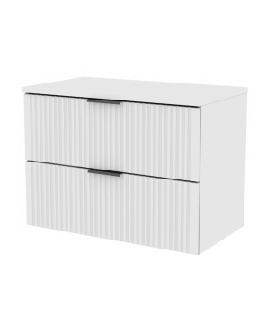 Zestaw szafka umywalkowa biała ASTROS 80 cm White z blatem