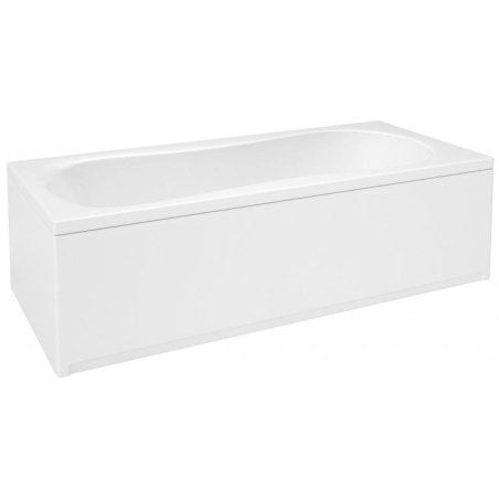Wanna prostokątna odpływ na środku + obudowa 180 x 80 cm MANDI