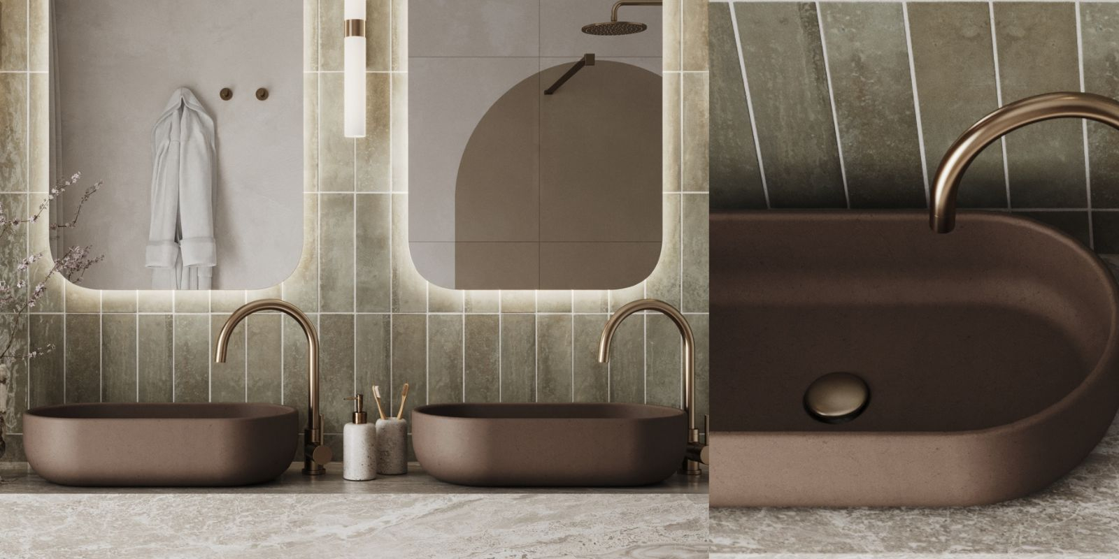 FORMO – betonowa umywalka o miękkiej, nowoczesnej formie