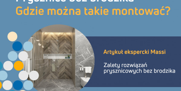 Prysznice bez brodzika - gdzie można takie montować?