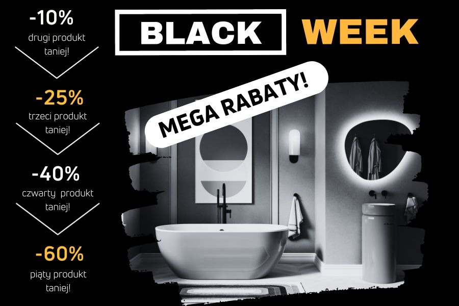 MEGA RABATY Black Week – Do 60% zniżki na zakupy!