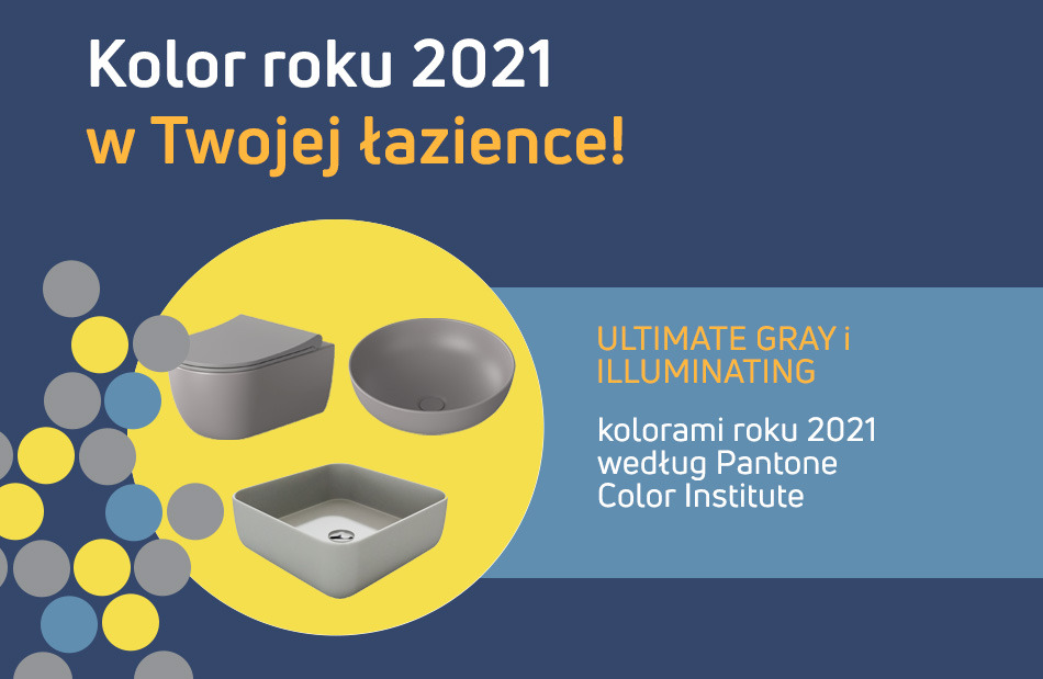 Kolor roku 2021 w Twojej łazience